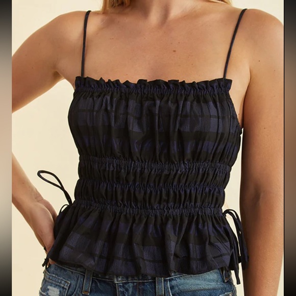 Ciao Lucia Women's Anita Top - Sapphire - Picture 1 of 7